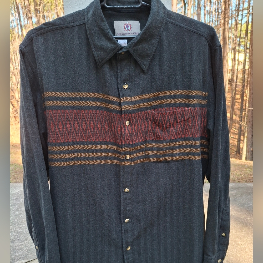 The Teritory Ahead Button Front Shirt size XL